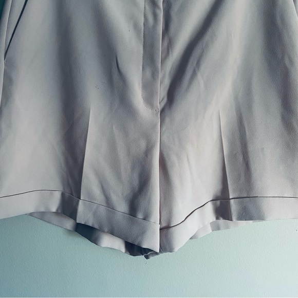 EXPRESS Women's Light Pink Bermuda Extreme High Rise Belted Shorts Size 12 NWT - Picture 5 of 12